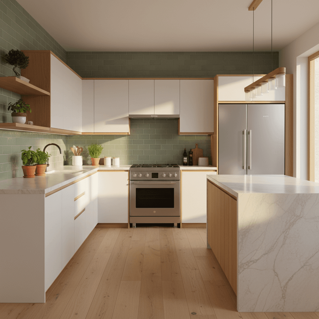 Jennifer's Kitchen after redesign with Decor Home AI Interior Design App - Modern style