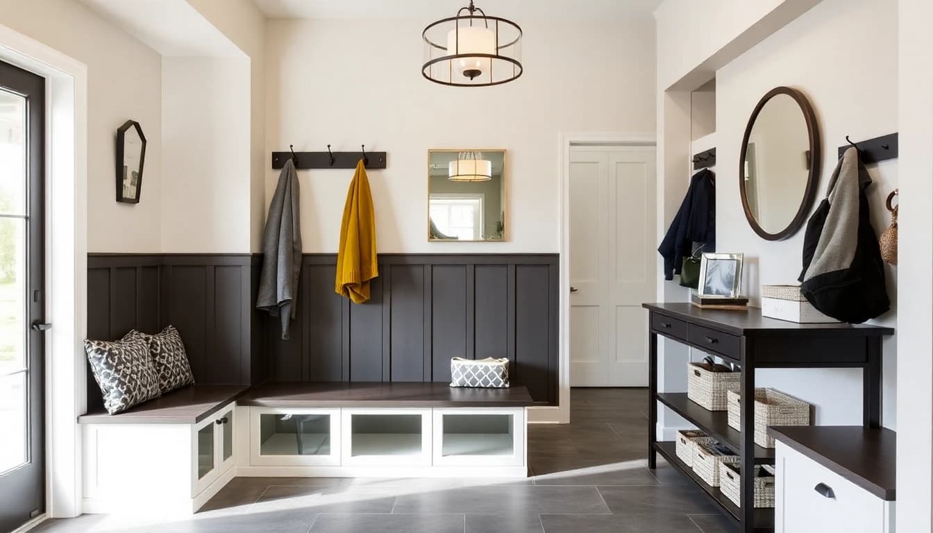 Entryway AI interior design example - Decor Home AI room transformation