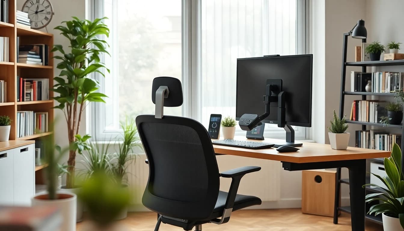 Home Office AI interior design example - Decor Home AI room transformation